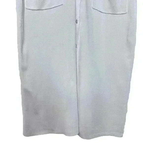 ZARA Ribbed Knit Longline Duster Cardigan Tan Beige Size Small Neutral - Picture 3 of 6